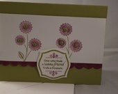 Floral Friends Handmade Greeting Card