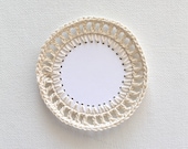 ONE BLANK LABEL Crochet Embellishment Tag Handmade