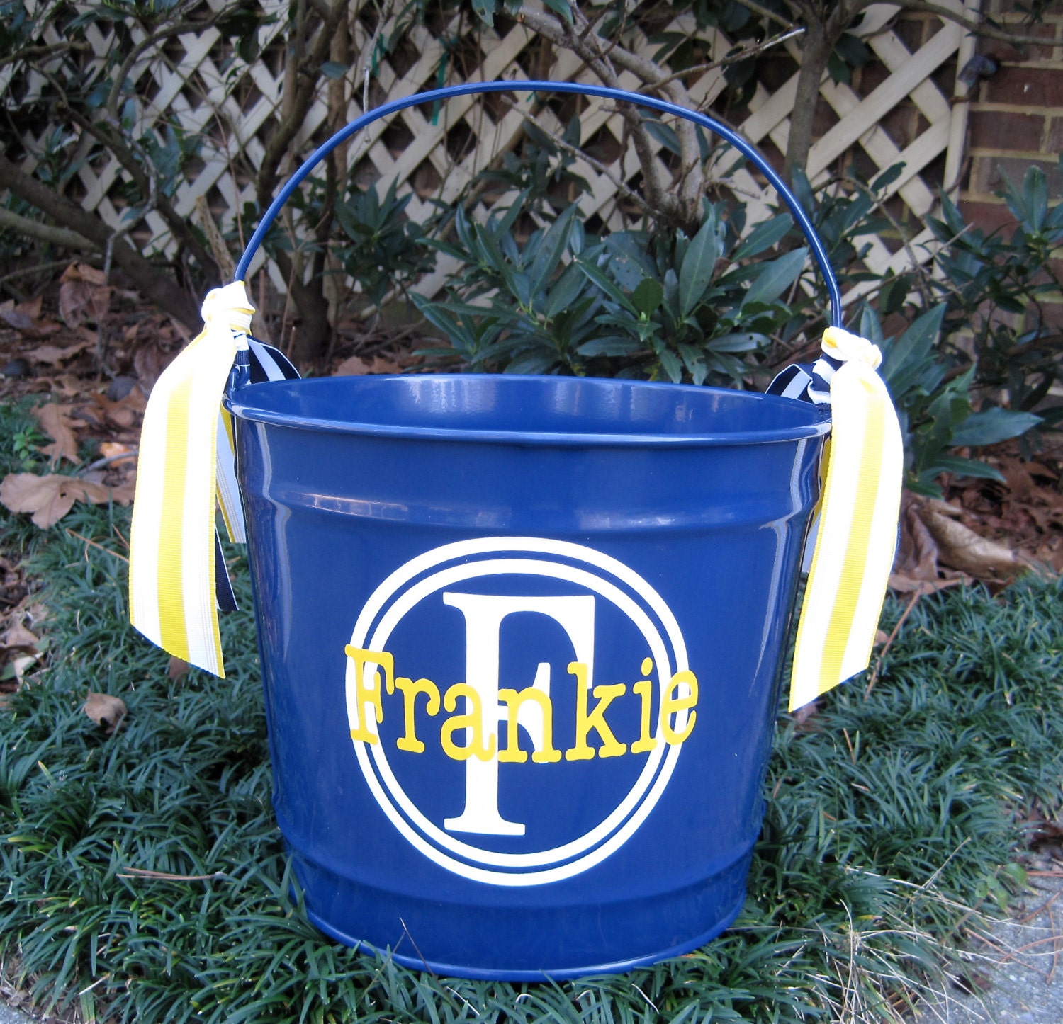 Personalized Easter Bucket 10 QT assorted colors