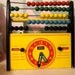 Vintage 1960s Brio Abacus, Clock, and Calendar Teaching Toy