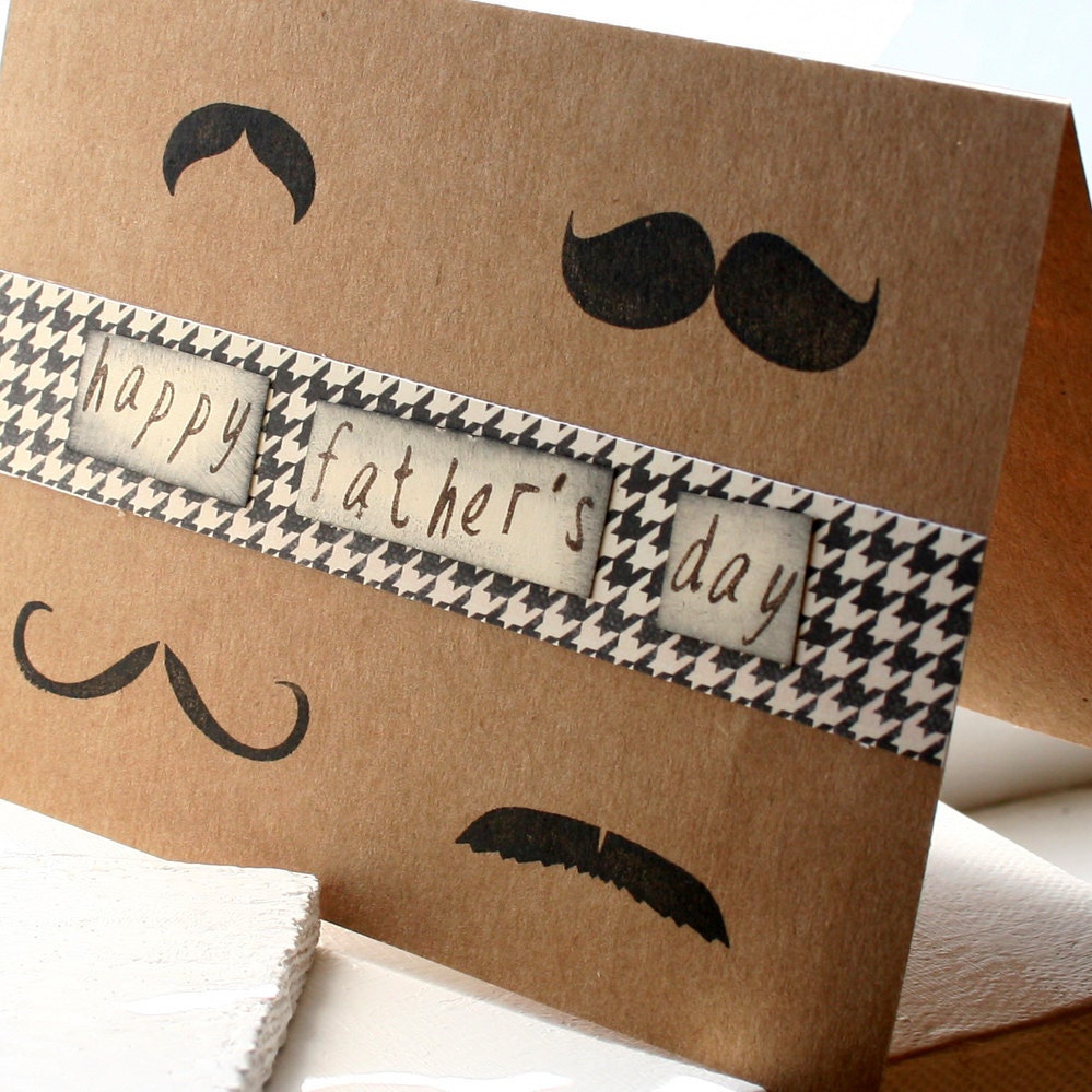 Father's Day Card - Moustaches