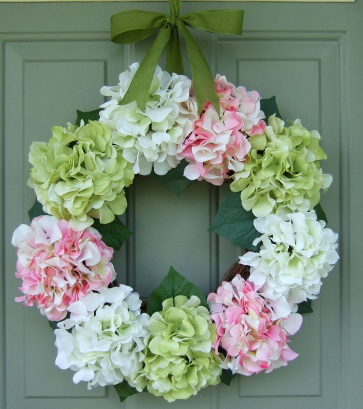 Summer Wreath - Summer Hydrangea Wreath