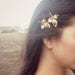 Daphne II Leaf Bobby Pins Gold Leaf Bobby Pins Rustic Woodland Wedding Hair Accessories Grecian Hair Accessories Cute Adorable Dreamy