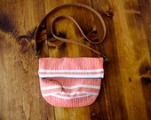 The City Bag  - Poppy Red / Orange - Lines - Cross body bag / purse