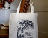 Alice in Wonderland tote bag, Alice in Wonderland, Disney tote bag, Alice, Cheshire Cat, tote bag
