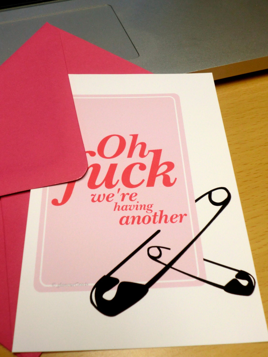 Funny Mature Pregnancy Announcements Set of 12 - Oh F&ck... we're having another