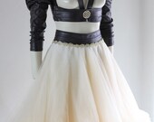 Steampunk Bolero Harness Cosplay Gothic Bridal Wedding Leather ette - Andru Chrisst - SPECIAL ETSY PRICE