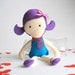 Violet Rag Doll - Eco-friendly Softie Rag Doll Toy A610