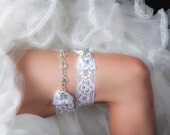 Bridal Garter Set  - Wedding Garter with Crystals