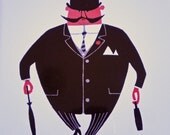 RARE Vintage Kenneth Townsend Scenes of London Businessman Tile No 26 on Etsy by EdibleComplex