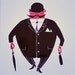 RARE Vintage Kenneth Townsend Scenes of London Businessman Tile No 26 on Etsy by EdibleComplex