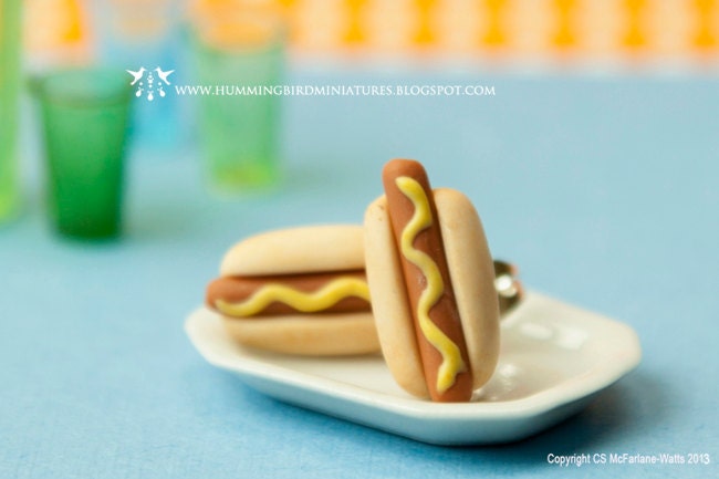 Hot Dogs for Hot Girls - Post Earrings