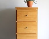 vintage mid century end table / nightstand