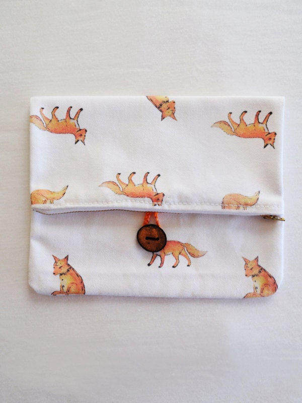 Sly fox cotton twill foldover bag