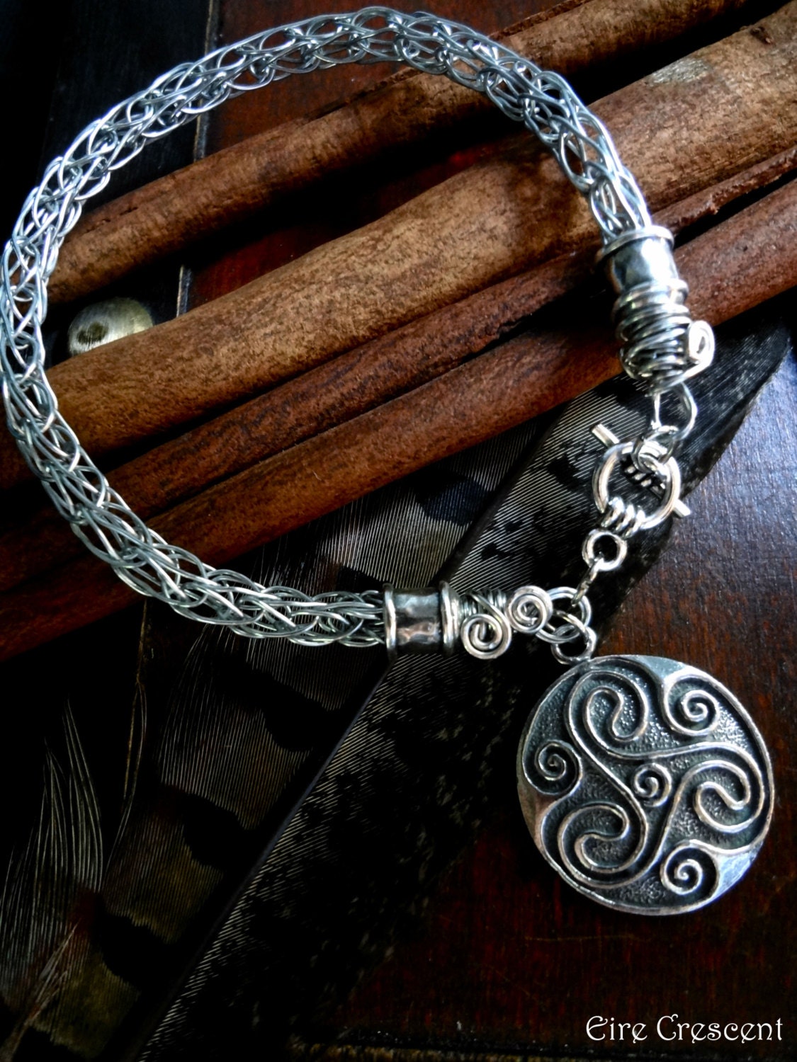 Celtic Triskele Torc Bracelet/ Anklet
