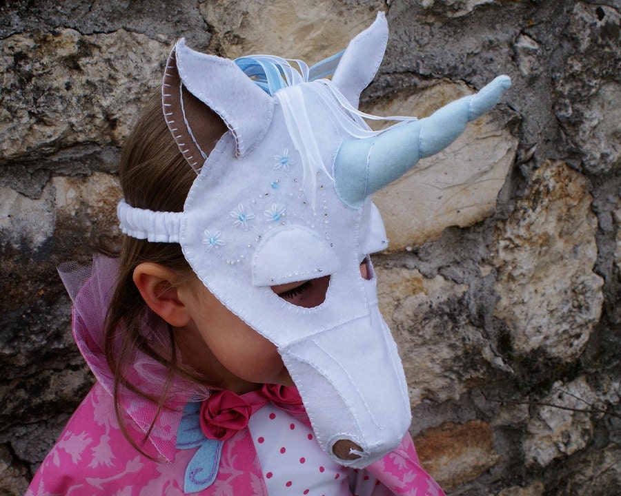 Unicorn Mask PDF Pattern