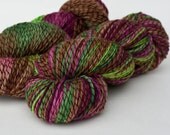 Apple-inspired Licorice Twist merino yarn: Winesap, 4 oz