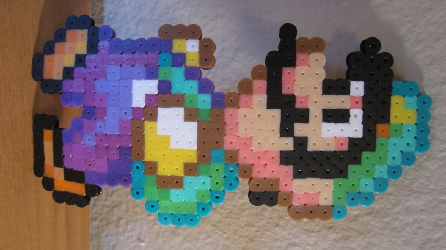 16-Bit Luigi Perler Wall Art by WinWolfz on Etsy