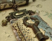 Hidden - Mixed Media Necklace