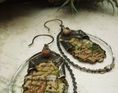 EnRoute II - Mixed Media Earrings