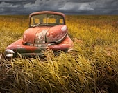 Abandoned Auto on the Prairie - A Fine Art Wall Decor Photograph