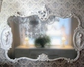 Reserved for Denise, Layaway.....Huge wall size mirror Rococo Baroque Shabby Chic