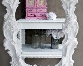 Reserved for Layaway....Vintage Finess Originals Mirror Roses  Hollywood Regency 44" X 26"