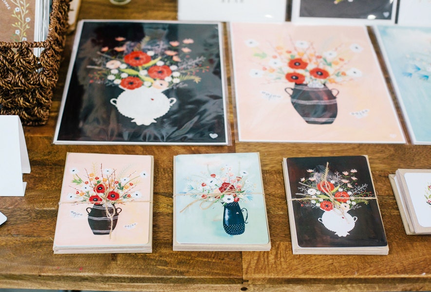 Floral Notecard Set