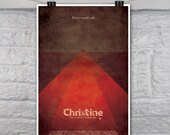 Christine // Vintage Inspired Horror Movie Poster // 13X19 Scifi Thriller Art Print