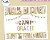 Camping Party Decorations - Girls Camping Party Decor by 505 Design Paperie Il_170x135