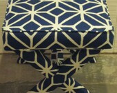 X Bench- Trina Turk Outdoor Fabric