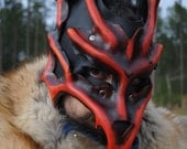 Kyuubi Demon Fox Leather Mask