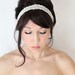 Bridal Headband, Rhinestone Art Deco Whimsical Romance, Bridal Hair,Tiara, wedding accessory, bridal headpiece, Flapper - Le Avenant -