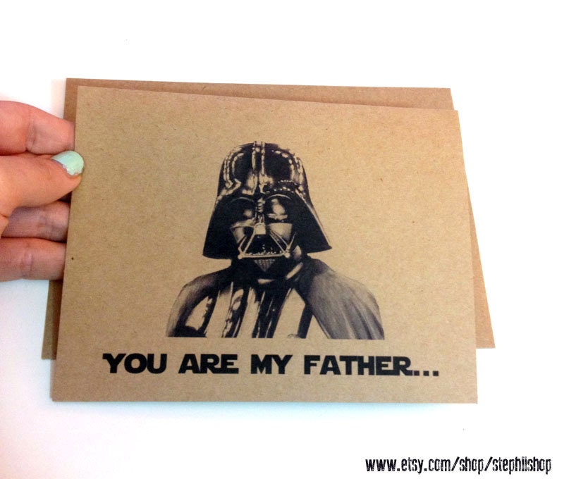 Star Wars inspired Fathers Day card // You are my by