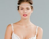 20's Style Pearl Drop Rhinestone Headband
