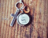 life love need charm necklace