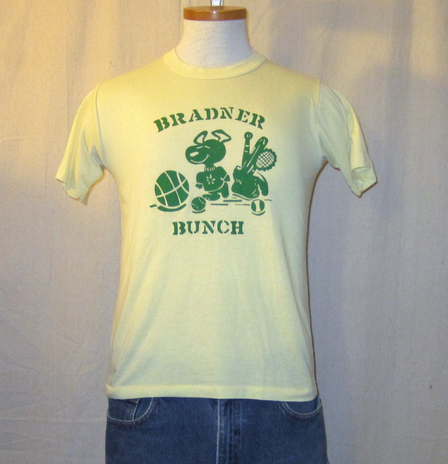 Vintage  70s SNOOPY SPORTS GRAPHIC Peanuts Ohio Paper Thin Unisex Small Buttery Soft Cotton Blend T-Shirt