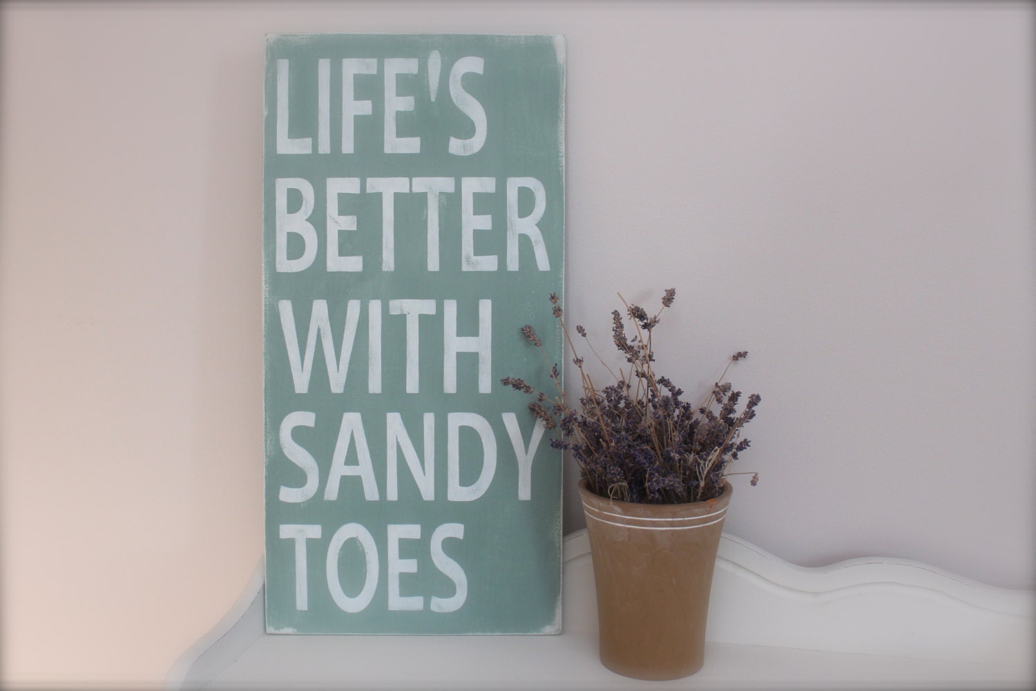 Beach Quote, Wall Art, Life's Better with Sandy Toes, Wood Sign, Quote, Custom Beach Sign