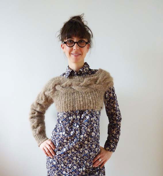 Mohair Sleeve in Sable