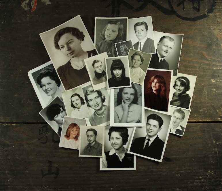 20 pc - Vintage Photos "Teenager Collection" Photography, Paper Ephemera, Antique, Snapshot, Old Photo, Collectibles - C002