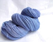 Blue Sock Yarn, Merino Bamboo, machine washable, fingering weight, 100g, blue