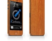 iCarbons Light Wood IPhone 5 Wood Grain Skin Decal FULL COMBO