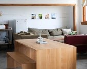 Rosarita Dining Table - 1" Thick Quarter Sawn White Oak - In Stock