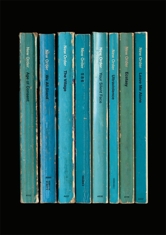 New Order 'Power, Corruption & Lies' Album As Books Poster Print