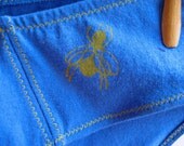 Fly Blue Boy-Cut Underwear - Recycled Cotton - Women's 12 - Ready to Ship