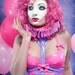 XS/S Pink & Lilac Neck ruff with velcro adjustment from Artifice Clothing (photoshoot sample)