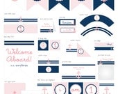 Sailor Girl Nautical Theme - Printable Decor