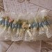 Garden Party handmade vintage style wedding bridal garter