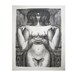 Mirror Goddess - 1960s Etching by G Stefula
