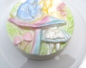 WONDERLAND CATERPILLAR SOAP, Caterpillar Soap, Alice in Wonderland, Scented in Plum Blossom, Vegetable Based, Handmade